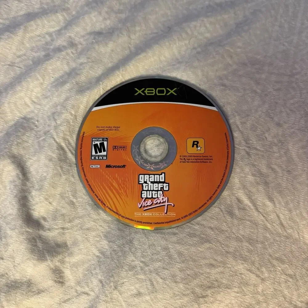 Grand Theft Auto Bundle Pack (Xbox 2003) Vice City + GTA 3 III